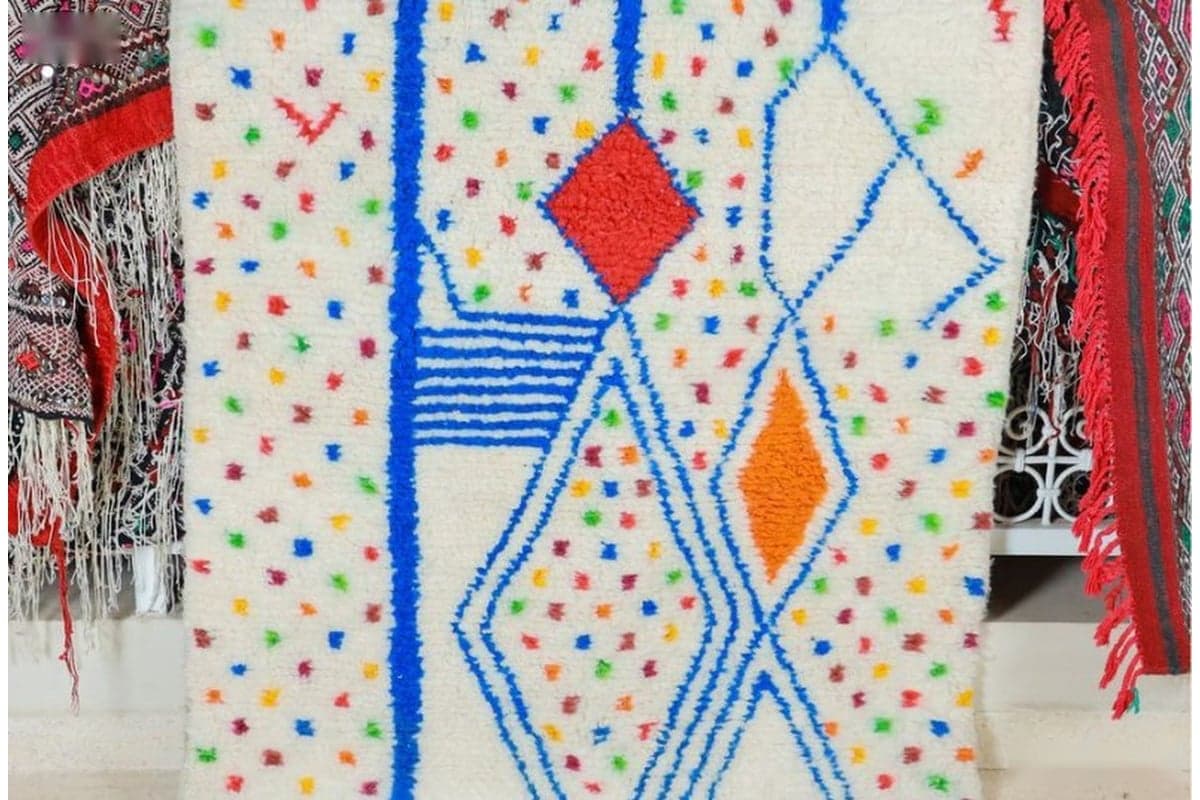 Wool rugs — Patterns, texture and colour on a Middle Atlas catalogue piece.