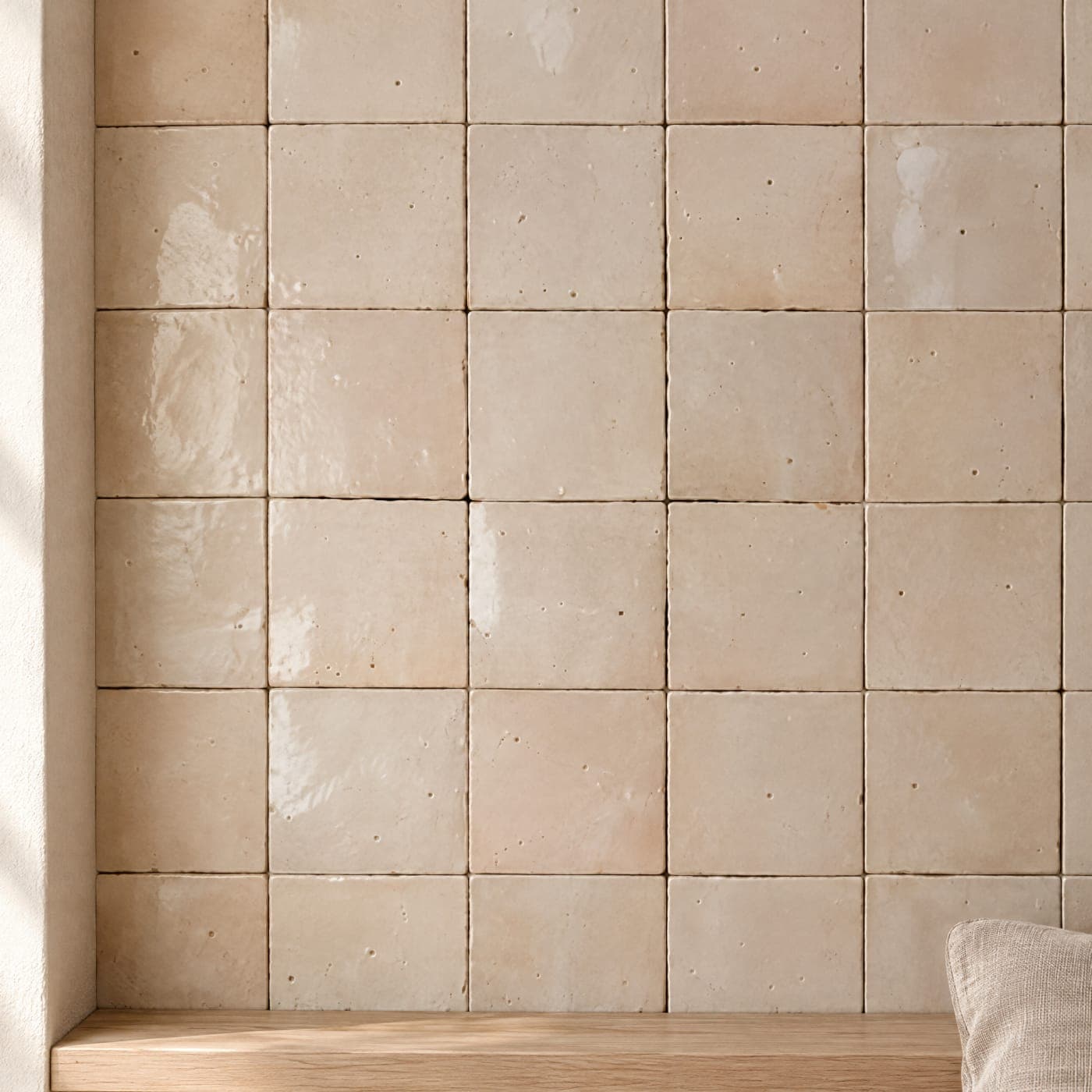 Zellige Mzedej — BEIGE MBEYED (MZ005) — vue 1