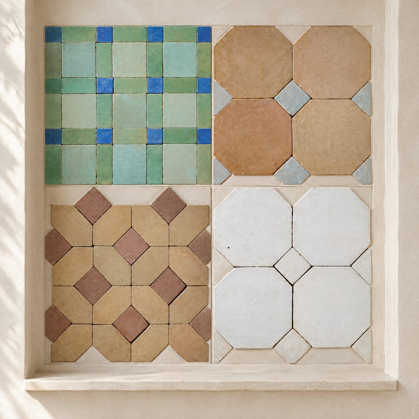 Zellige — Composition de mosaïques 01 (MOS001) — vue 1