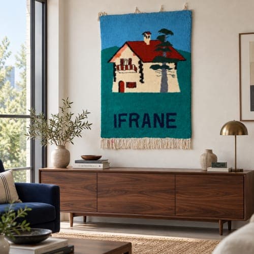 Tapis figuratif d’Ifrane – Souvenir du Moyen Atlas — vue II