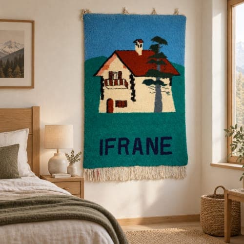 Tapis figuratif d’Ifrane – Souvenir du Moyen Atlas — vue III