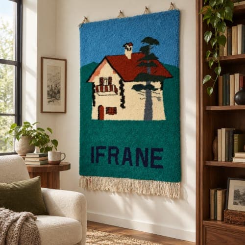 Tapis figuratif d’Ifrane – Souvenir du Moyen Atlas — vue IV