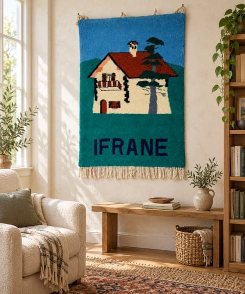 Tapis figuratif d’Ifrane – Souvenir du Moyen Atlas — vue V