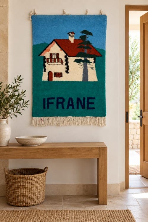 Tapis figuratif d’Ifrane – Souvenir du Moyen Atlas — vue VII