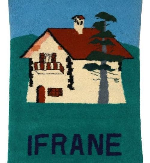 Tapis figuratif d’Ifrane – Souvenir du Moyen Atlas — vue VIII