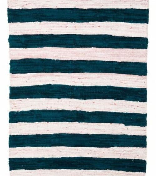 Kilim Berbère Contemporain – Marine & Poudre — vue V