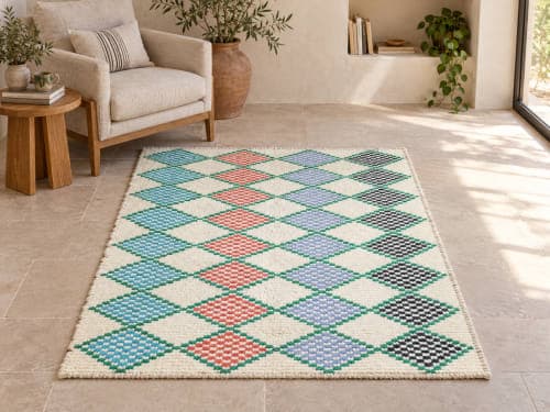 Beni Ouarain Azilal – Mosaïque de Losanges — vue IV