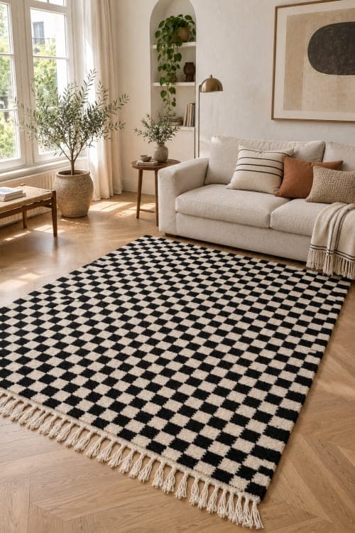 Beni Ouarain Contemporain – Damier d’Atelier — vue II