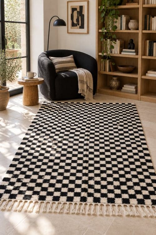Beni Ouarain Contemporain – Damier d’Atelier — vue IV