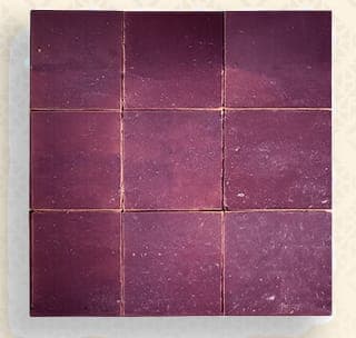 Zellige Mzedej — MAUVE (MZ017) — vue II