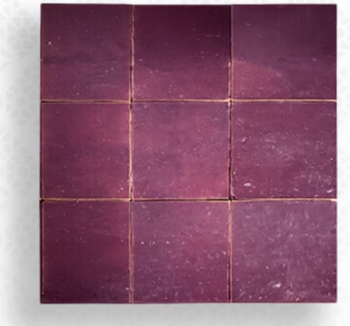 Zellige Mzedej — MAUVE (MZ017) — vue I