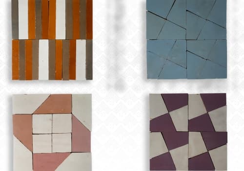 Zellige — Composition de mosaïques 03 (MOS003) — vue I