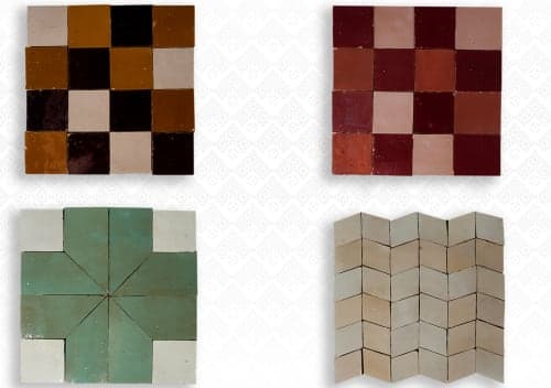 Zellige — Composition de mosaïques 04 (MOS004) — vue I