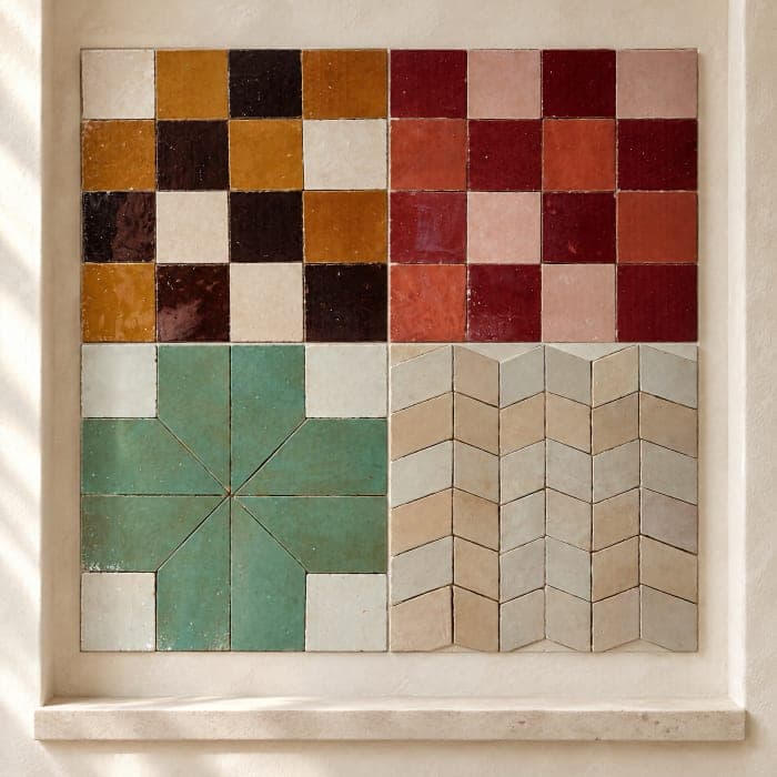 Zellige — Composition de mosaïques 04 (MOS004)