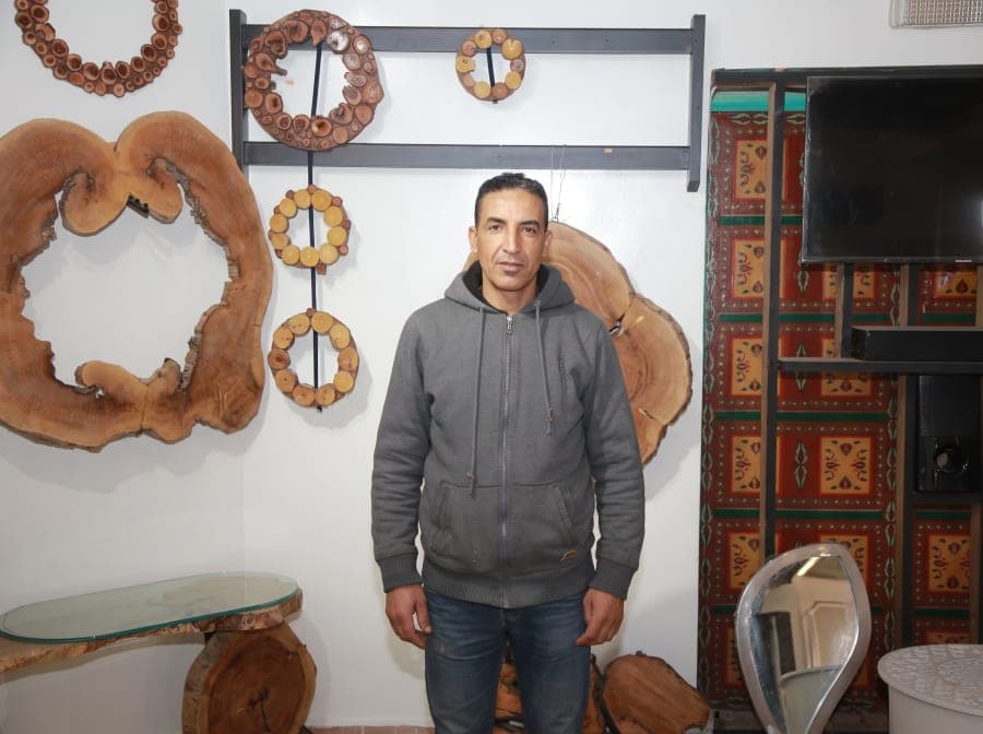 Abdellah Aouragh's workshop — El Hajeb